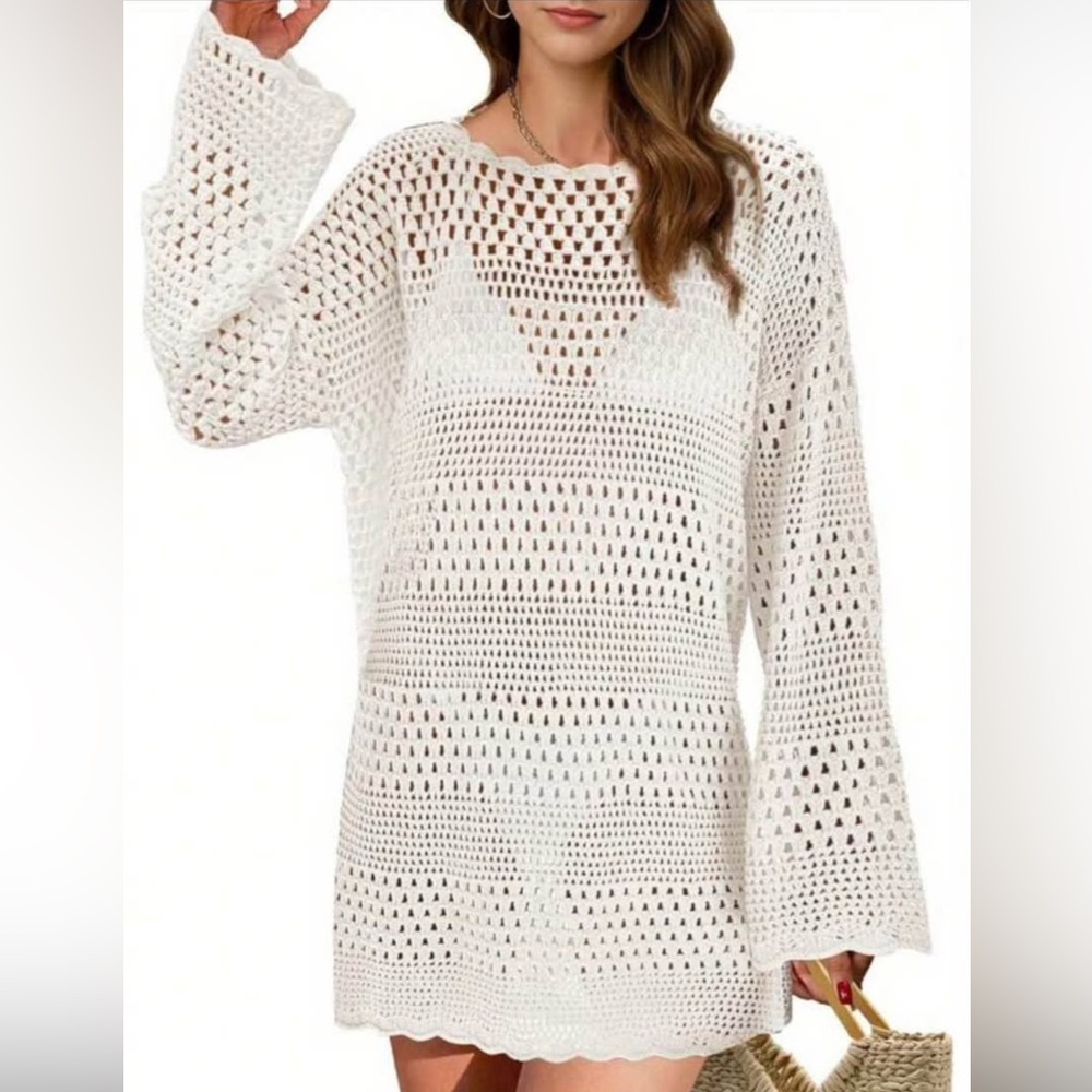 Crochet sweater XL